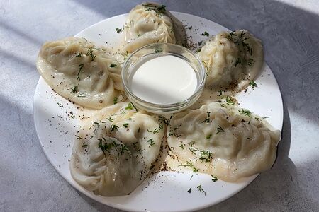 Манты на пару