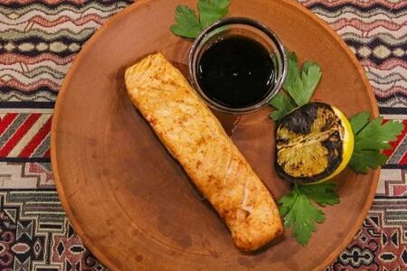 Стейк из лосося