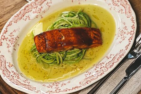 Стейк из лосося