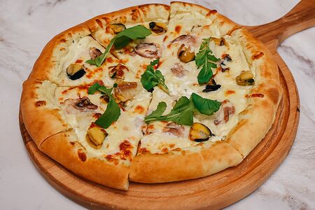 С курицей и грибами