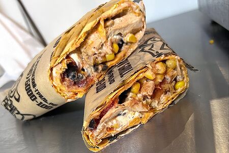 Фахитос в сырном лаваше с курицей (большой)