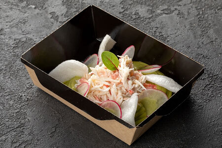 Гуакамоле с камчатским крабом