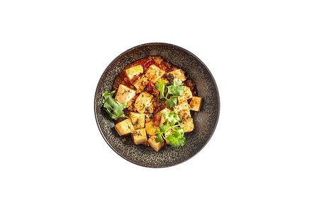 Нежный вегетарианский тофу по-сычуаньски