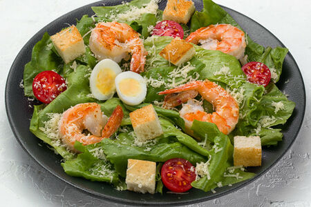 Цезарь с креветками