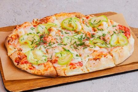 Креветка и цукини