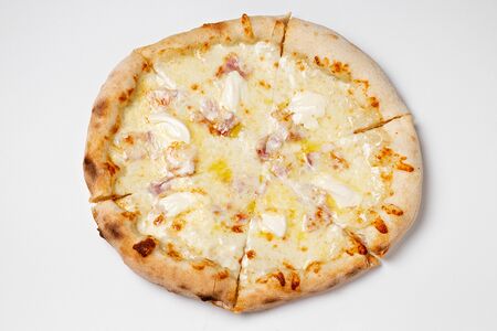 Пицца Бекон и маскарпоне