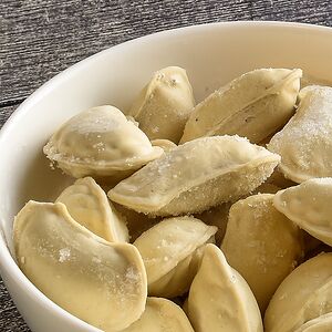 Пельмени с мясом и картошкой