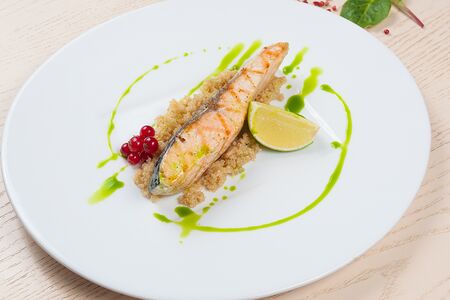 Форель на гриле