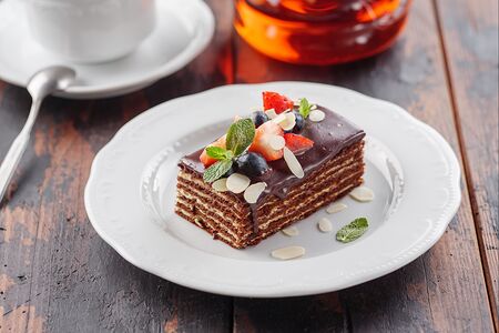 Домашний шоколадный торт