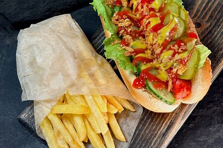 Комбо Хот-дог и фри