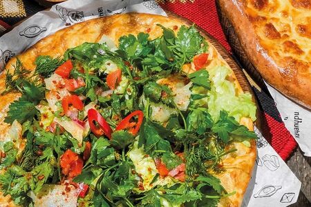 Кубдари с зеленью