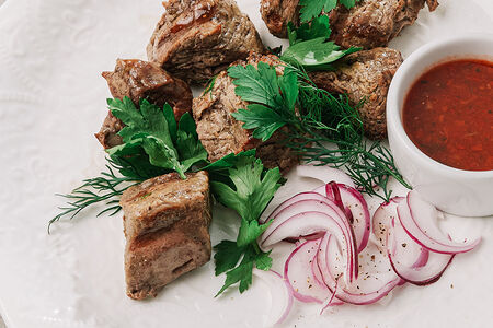 Шашлык из говяжьей вырезки