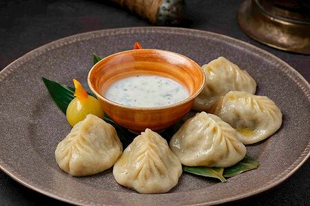 Манты с рубленным мясом