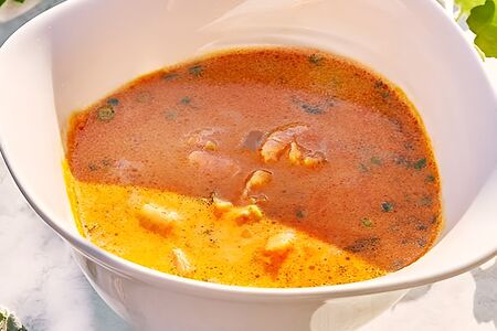 Эстонский рыбный суп из семги со сливками