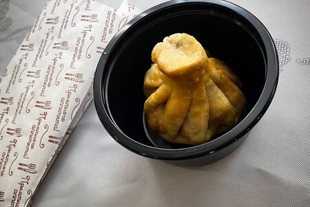 Хинкали с бараниной жареные