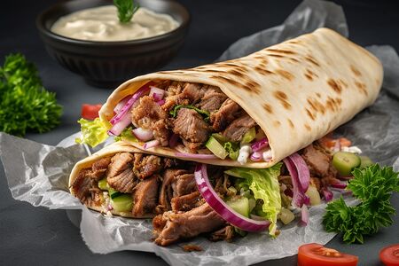 Шаурма со свининой