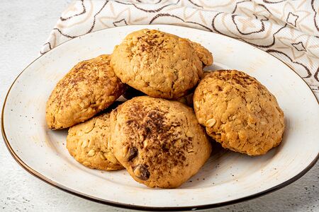 Печенье овсяное с шоколадными дропсами