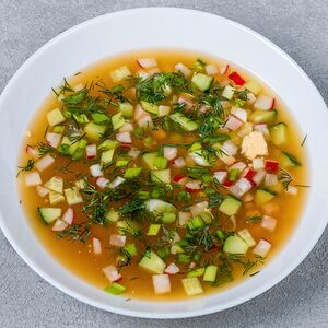 Окрошка классическая на квасе