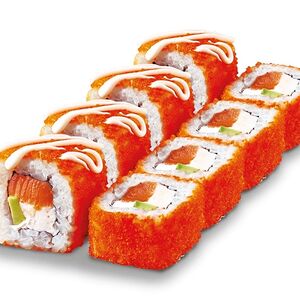 Ролл Калифорния с лососем