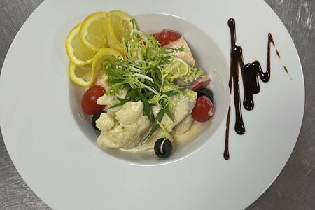 Дуэт из семги и эсколара