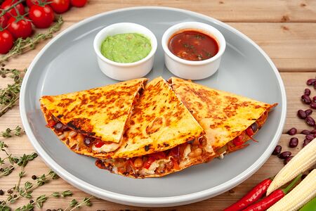 Кесадилья с овощами