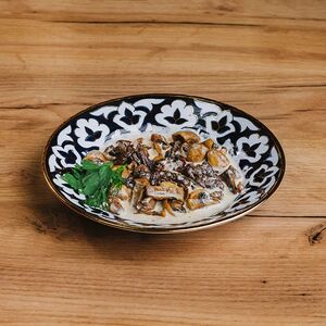 Медальоны с грибами