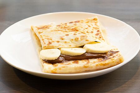 Блин с Нутеллой и бананом