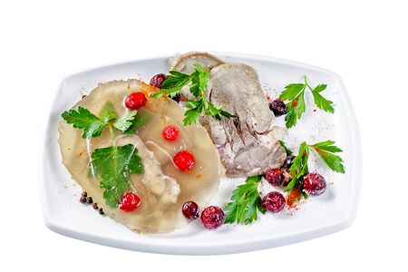 Заливное с языком