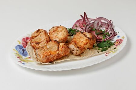Шашлык из куриного филе
