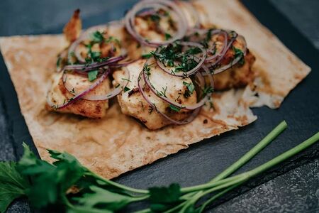 Шашлык из куриной грудки