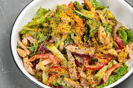 Салат с копченым мясом