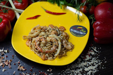 Лапша Удон с морепродуктами