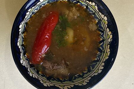 Шурпа с говядиной