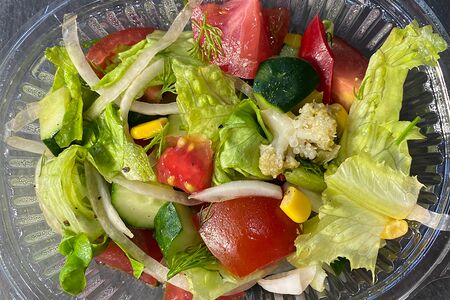 Овощной салат с цветной капустой