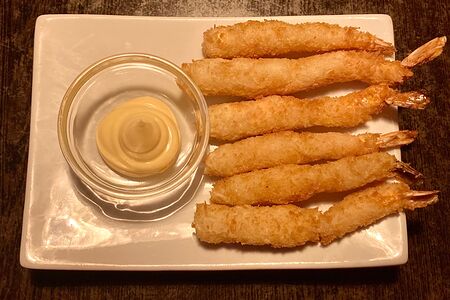 Креветки темпура