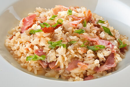 Тяхан с беконом