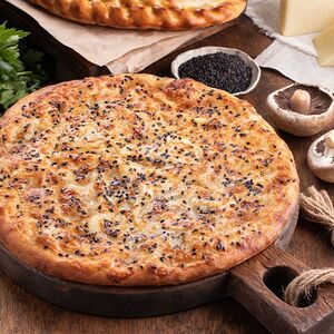 Хабизгина с копченым сыром и картофелем