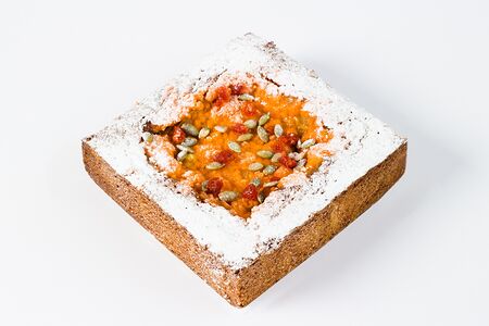 Тыквенный пирог с маракуйей