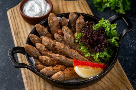 Барабулька жареная