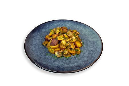 Жареный картофель с грибами