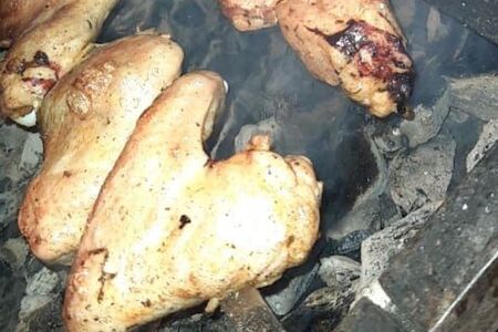 Шашлык куриные крылья