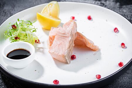 Семга на пару