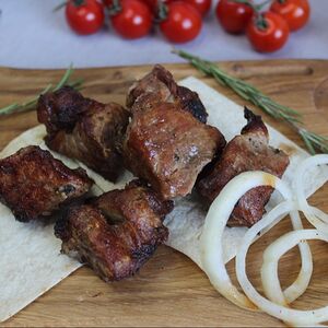 Шашлык из cвинoй шейки
