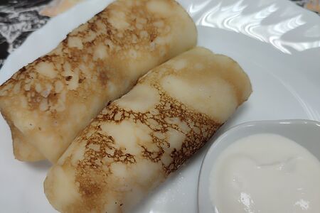 Блинчики с мясом