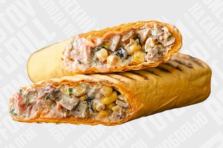 Фахитос в сырном лаваше с курицей (стандарт)