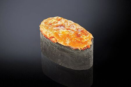 Запеченный гункан с креветкой