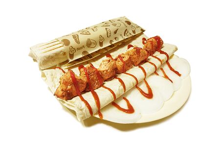 Шашлык из cвинины в лаваше