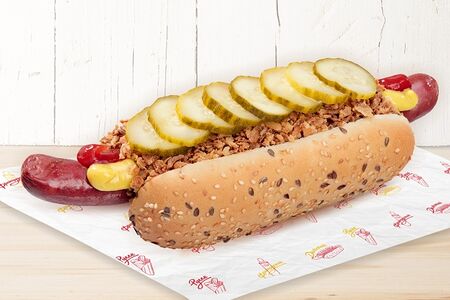 Датский хот-дог с сосиской Финской