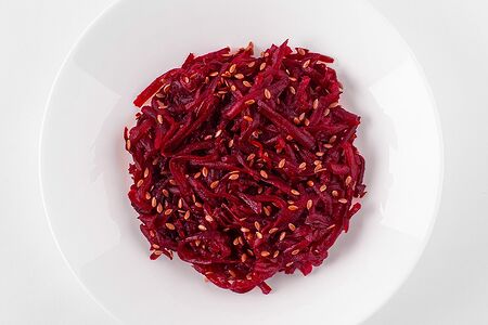 Свекла маринованная с семенами льна