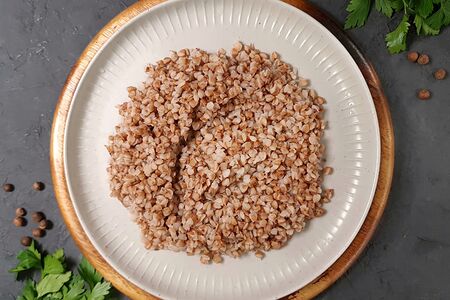 Греча отварная